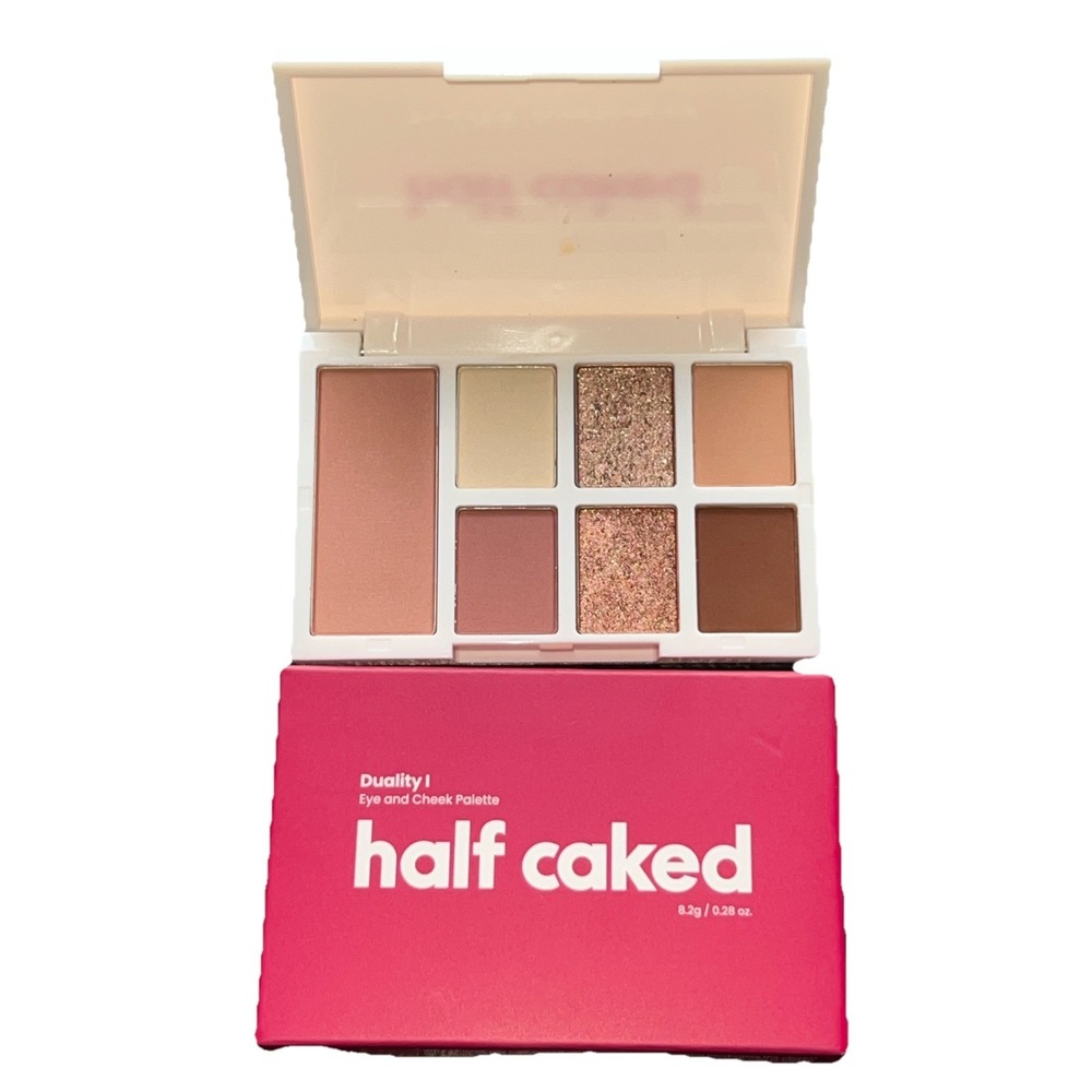 Half Caked Duality 1‎ Eye and Cheek Palette Eyeshadow & Blush 8.2g/0.28 oz New